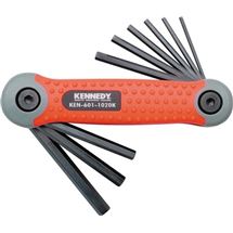 Sada imbus klíčů 9dílná zástrčných 5/64" - 1/4" palcových Kennedy
