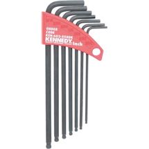 Sada imbusových klíčů 5/64"- 3/16" 7dílná DIN911 s kuličkou Kennedy