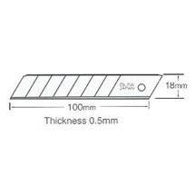 Klasická segmentová čepel pro řezače LB-50, šířka 18 mm, OLFA