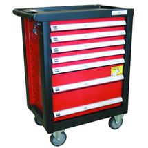 Servisní vozík Gola prázdný 7x zásuvka