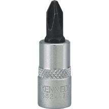 Zástrčná hlavice 1/4" křížový PH2, délka 19/37mm Kennedy
