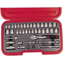 Gola sada 40 dílná hlavic 3/8" metrických a palcových S40MA Kennedy