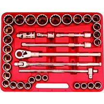 Gola sada 3/4" hlavic metrických a palcových 36 dílná L36MA Kennedy