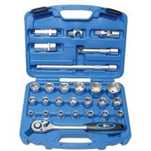 Gola sada 1/2" 27-dílná 6-24mm BGS technic