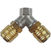 Rozdělovač se 2 rychlospojkami SCHNEIDER