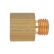 Redukční kus dlouhý mosazný R 1/4"a x R 3/8"i SCHNEIDER