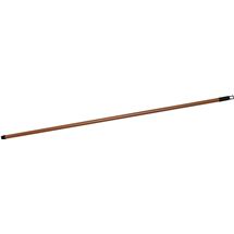 Hůl kov.- imitace dřeva, závit, závěs, 130cm