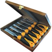 Sada plochých dlát v kazetě 6,10,12,16,20,26 6-dílná SUPER 2009 LINE PROFI Narex