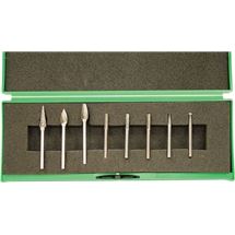 Sada obrysových fréz karbidových sek6/3mm stopka 8dílná York