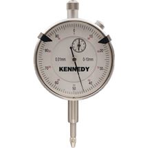 Úchylkoměr číselníkový pr. 58mm, 10mm x 0-100 x 0,01mm Kennedy s plunžrem
