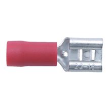 Kabelová koncovka plochá násuvná Kennedy 6.3 x 0.8 mm červená