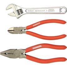 Sada 3ks profesionálních kleští z chrom-vanadiové oceli Kennedy
