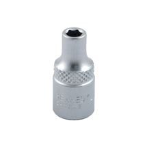 Nástrčný klíč 1/4" krátký 6-hrann 4mm, délka 25mm Kennedy