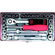 Gola sada 29 dílná 1/4" metrických hlavic Kennedy