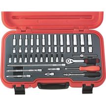 Gola sada 1/4" 12-hranné metrických hlavic a bitů 46 dílná TSD46M Kennedy