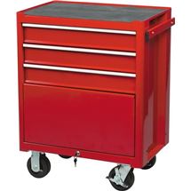 Skříň na nářadí pojízdná červená 3x zásuvka Kennedy