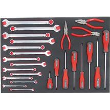 Sada nářadí v pěnovém materiálu 25-dílná TCDO25 Kennedy