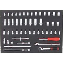 Sada nářadí v pěnovém materiálu 50-dílná TCD050 Kennedy