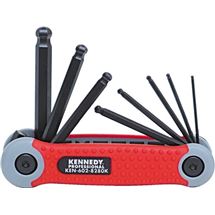 Sada klíčů imbus s kuličkou 8dílná metrických 1.5 - 8 mm Kennedy