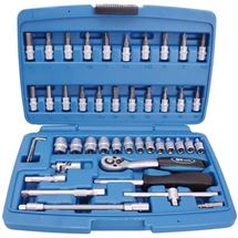 Gola sada 1/4", 46ti dílná BGS technic