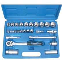 Gola sada 3/8" 27mi dílná metrická BGS technic