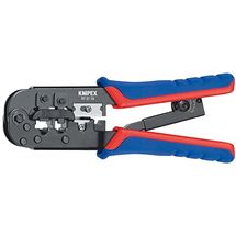 Lisovací kleště Knipex pro konektroy Western 190 mm