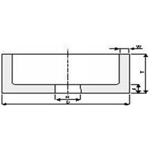 Kotouč tvarový T6 50x50x13 -12,5x20 49C40K9V40 TYROLIT
