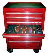 BGS technic 2001 vozík dílenský vybavený s 243 kusy nářadí