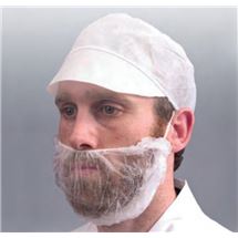 Maska na vousy, bílá MSM