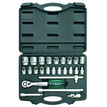 Sada nástrčných hlavic 1/2 - 25 dílů 12hr. Gola Nářadí 120025D