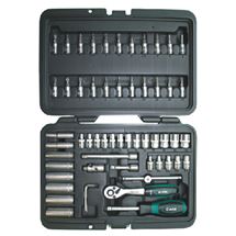 Sada 57dílů nástrčných a zástrčných hlavic 1/4" Gola Nářadí 140057