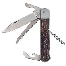 Lovecký zavírací nůž nerez s pojistkou 232 XH 5V KP Mikov