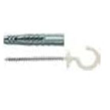 Fischer Hmoždinka univerzální UX 8x50 RH W s límečkem a bílým kulatým hákem, 25 ks v balení