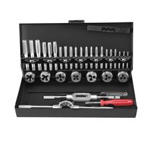 Závitníky a závitová očka sada 32ks, M3-M12 (29302) EXTOL PREMIUM