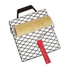 Soupr.: Plyš žlutozelený 240mm, drž. 6mm, mřížka