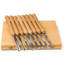Soustružnická dláta na drevo - 8 ks