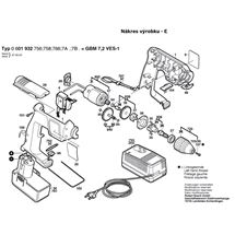 Aku vrtačka GBM 7,2 VES-1 Bosch 06019327A0