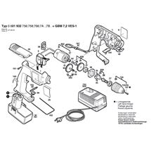 Aku vrtačka GBM 7,2 VES-1 Bosch 06019327B1