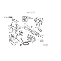 Aku šroubovák GSR 14,4 VES-2 Bosch 06019364B1