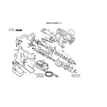 Aku příklepová vrtačka GSB 12 VES-2 Bosch 06019375A1