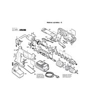 Aku příklepová vrtačka GSB 9,6 VES-2 Bosch 06019377A1