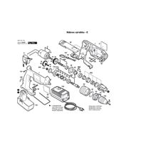 Aku příklepová vrtačka GSB 9,6 VSE-2 Bosch 06019377B0
