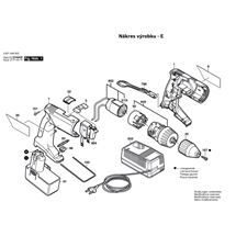 Aku vrtací šroubovák GSR 14,4 VPE-2 Bosch 06019464AE