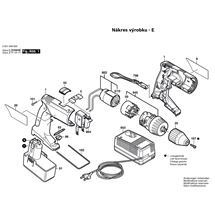 Aku vrtací šroubovák GSR 14,4 VPE-2 Bosch 06019464BE