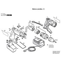 Aku vrtací šroubovák GSR 12 VPE-2 Bosch 06019465BE
