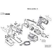 Aku vrtací šroubovák GSR 9,6 VPE-2 Bosch 06019466AE
