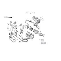Aku šroubovák GSR 14,4 VE-2 Bosch 06019484ME