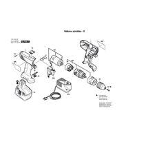 Aku příklepová vrtačka GSB 12 VE-2 Bosch 06019525AE