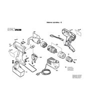 Aku šroubovák GSB 12 VE-2 Bosch 06019545BE