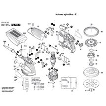 Excentrická bruska GEX 125-1 AE Bosch 3601C87500